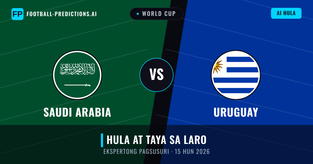 Saudi Arabia vs Uruguay β hula at preview ng laban