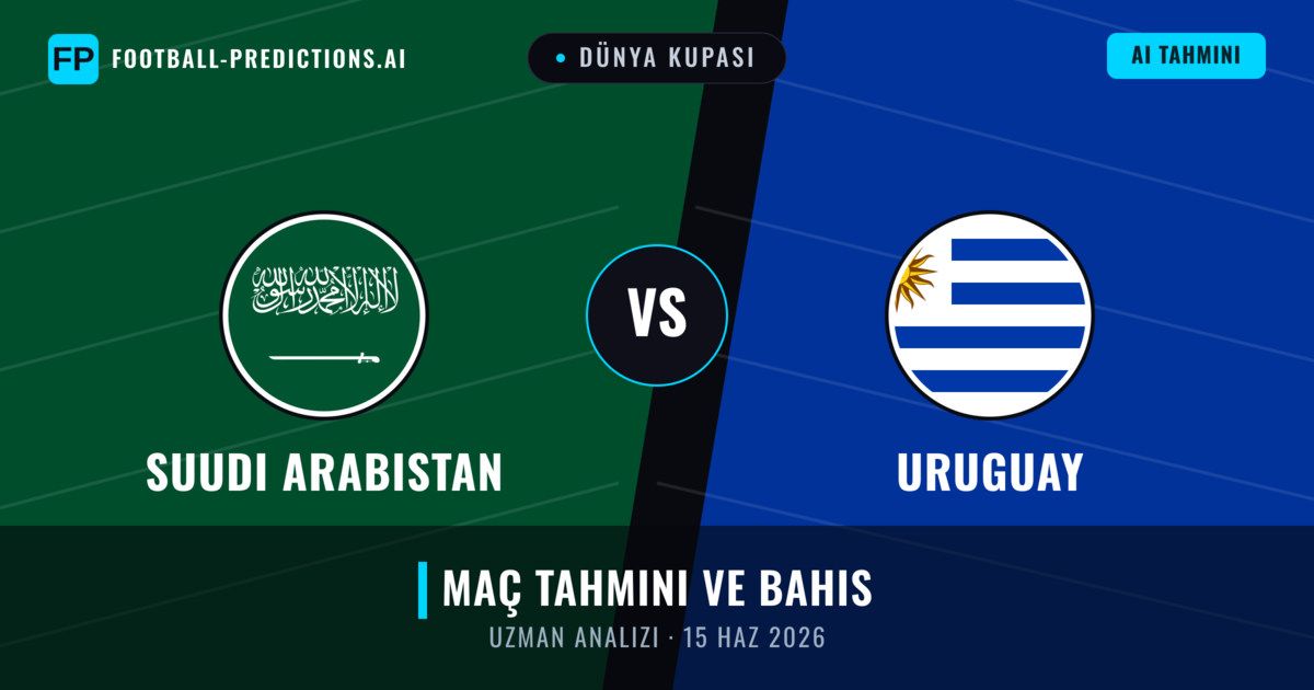 Suudi Arabistan - Uruguay — maç tahmini ve önizleme