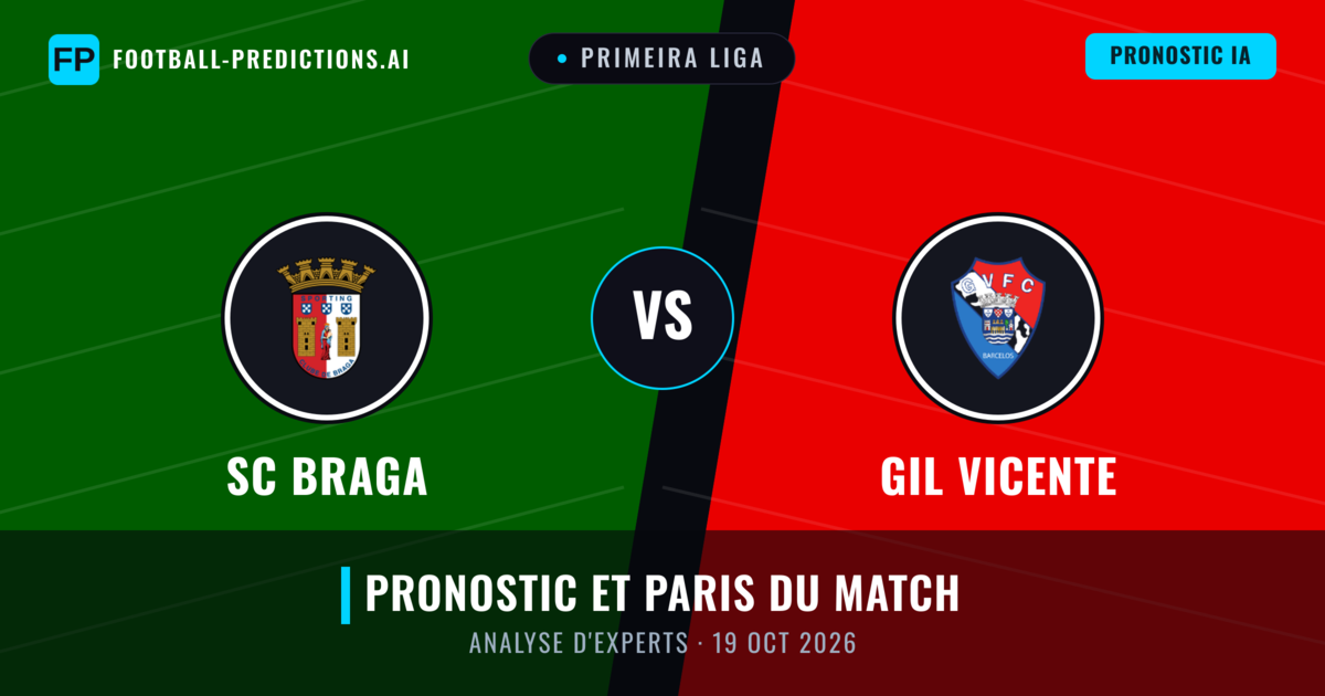 SC Braga vs GIL Vicente — pronostic et avant-match