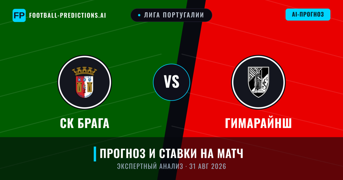 СК Брага – Гимарайнш — прогноз и превью матча