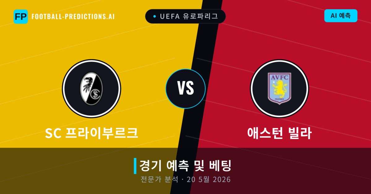 SC 프라이부르크 대 애스턴 빌라 — 경기 예측 및 프리뷰