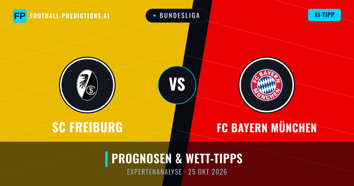 SC Freiburg vs FC Bayern München — Prognose und Spielvorschau