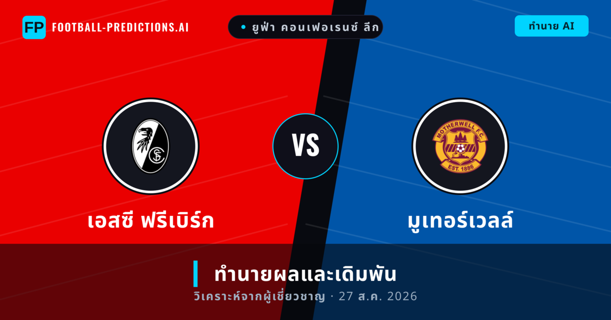 เอสซี ฟรีเบิร์ก พบ มูเทอร์เวลล์ — ทำนายผลและพรีวิวการแข่งขัน