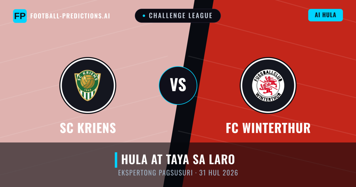 SC Kriens vs FC Winterthur — hula at preview ng laban