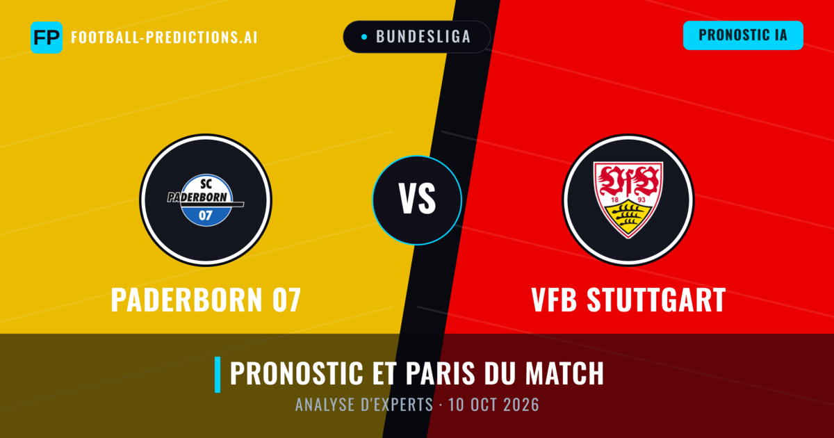 Paderborn 07 vs VfB Stuttgart — pronostic et avant-match