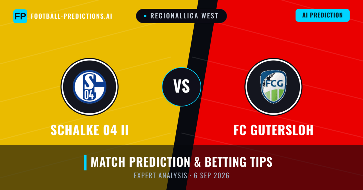 Schalke 04 II vs FC Gutersloh — match prediction & preview