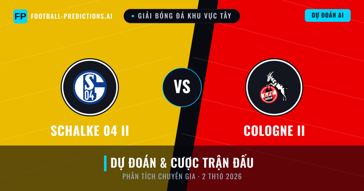 Schalke 04 II vs Cologne II — dự đoán và xem trước trận đấu