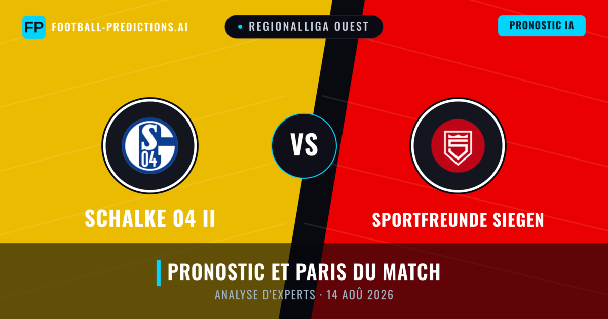 Schalke 04 II vs Sportfreunde Siegen — pronostic et avant-match