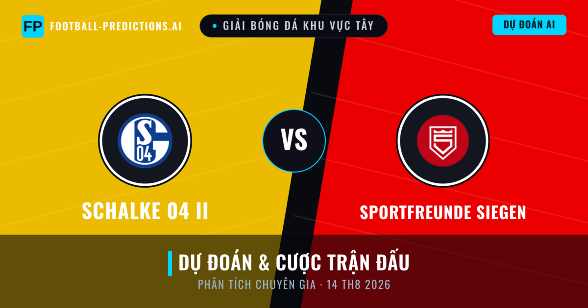 Schalke 04 II vs Sportfreunde Siegen — dự đoán và xem trước trận đấu