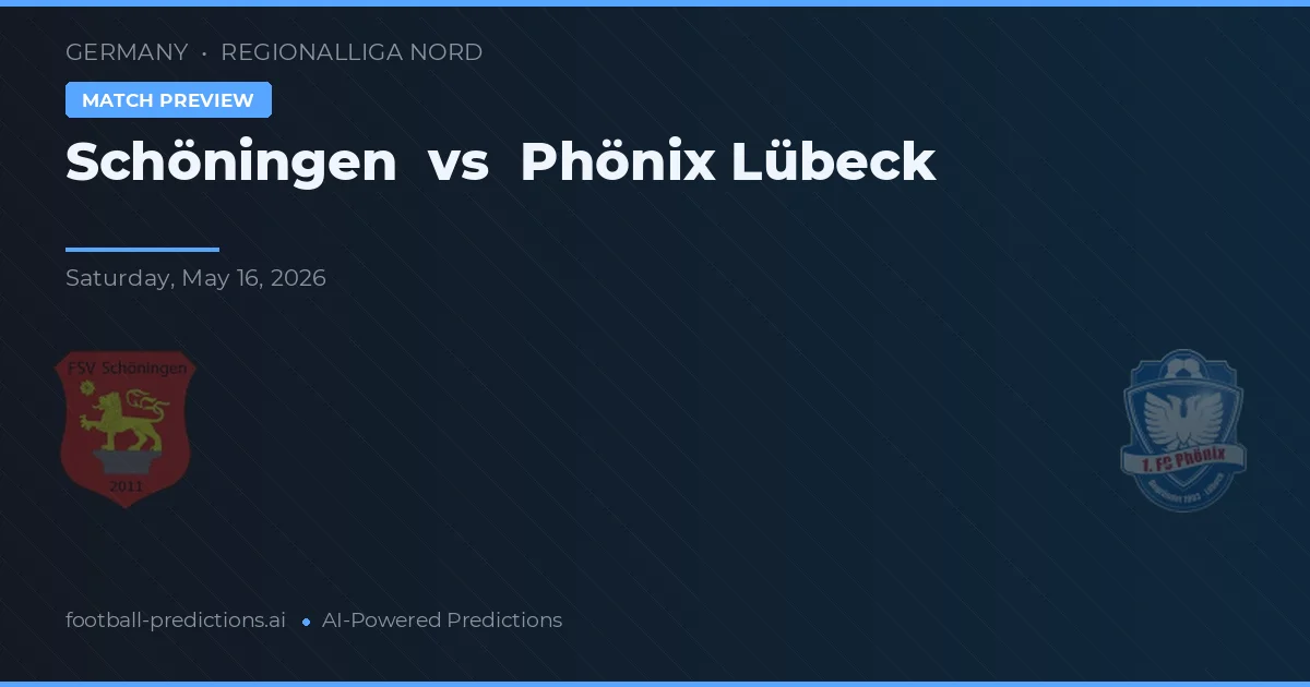ช็องนิงเง็น พบ Phönix Lübeck — ทำนายผลและพรีวิวการแข่งขัน