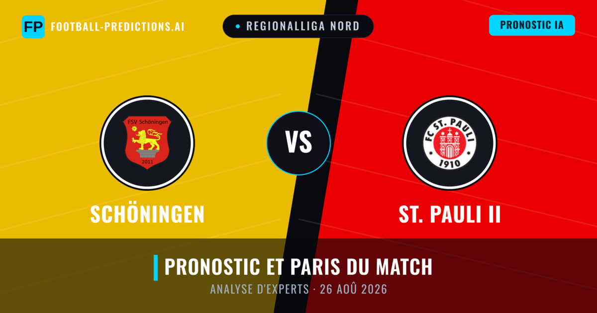 Schöningen vs St. Pauli II — pronostic et avant-match