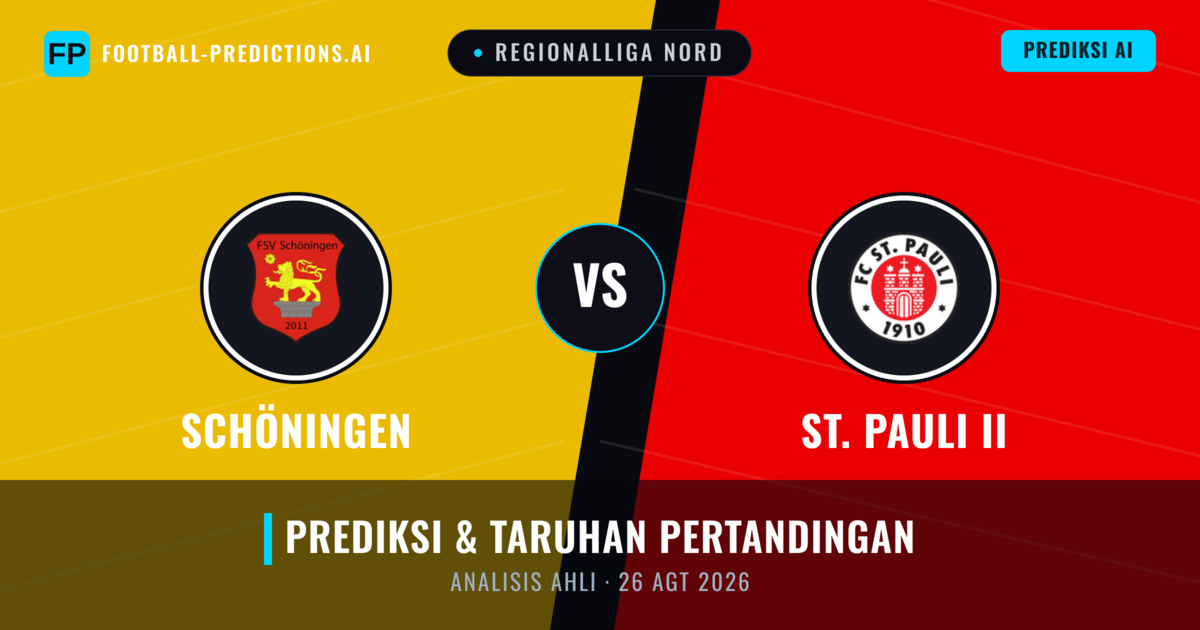 Schöningen vs St. Pauli II — prediksi dan pratinjau pertandingan