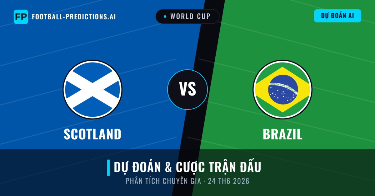 Scotland vs Brazil — dự đoán và xem trước trận đấu