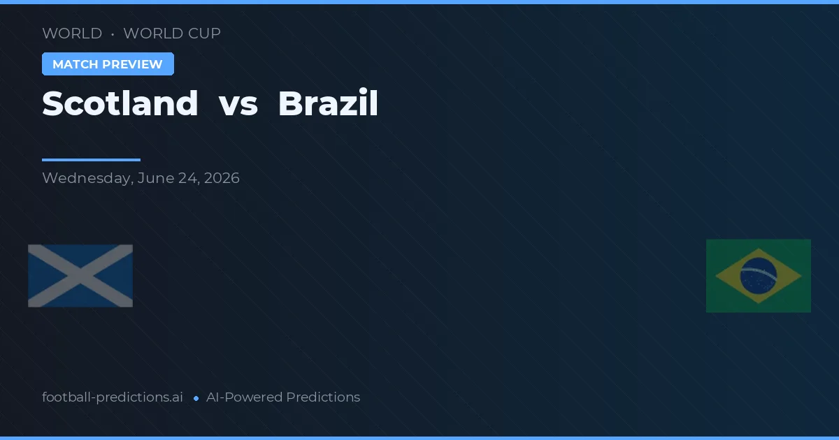 Scozia vs Brasile — pronostico e anteprima del match