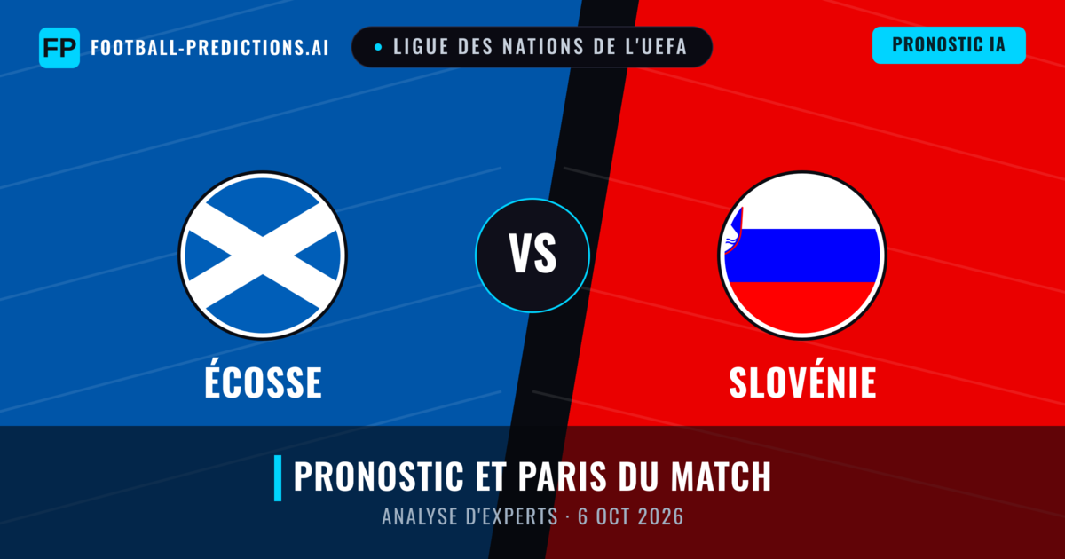 Écosse vs Slovénie — pronostic et avant-match