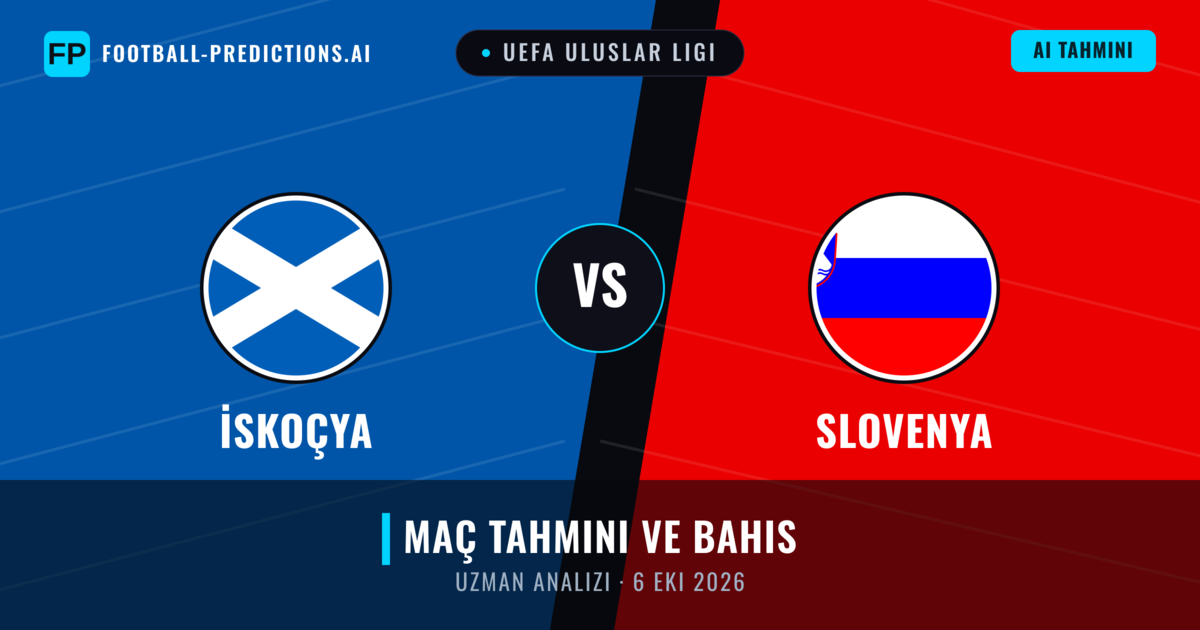 İskoçya - Slovenya — maç tahmini ve önizleme