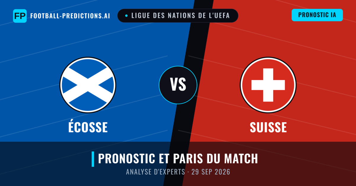 Écosse vs Suisse — pronostic et avant-match