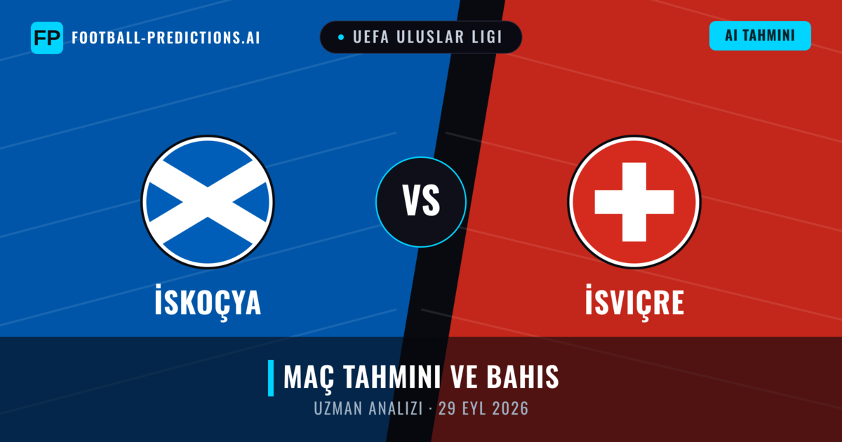 İskoçya - İsviçre — maç tahmini ve önizleme