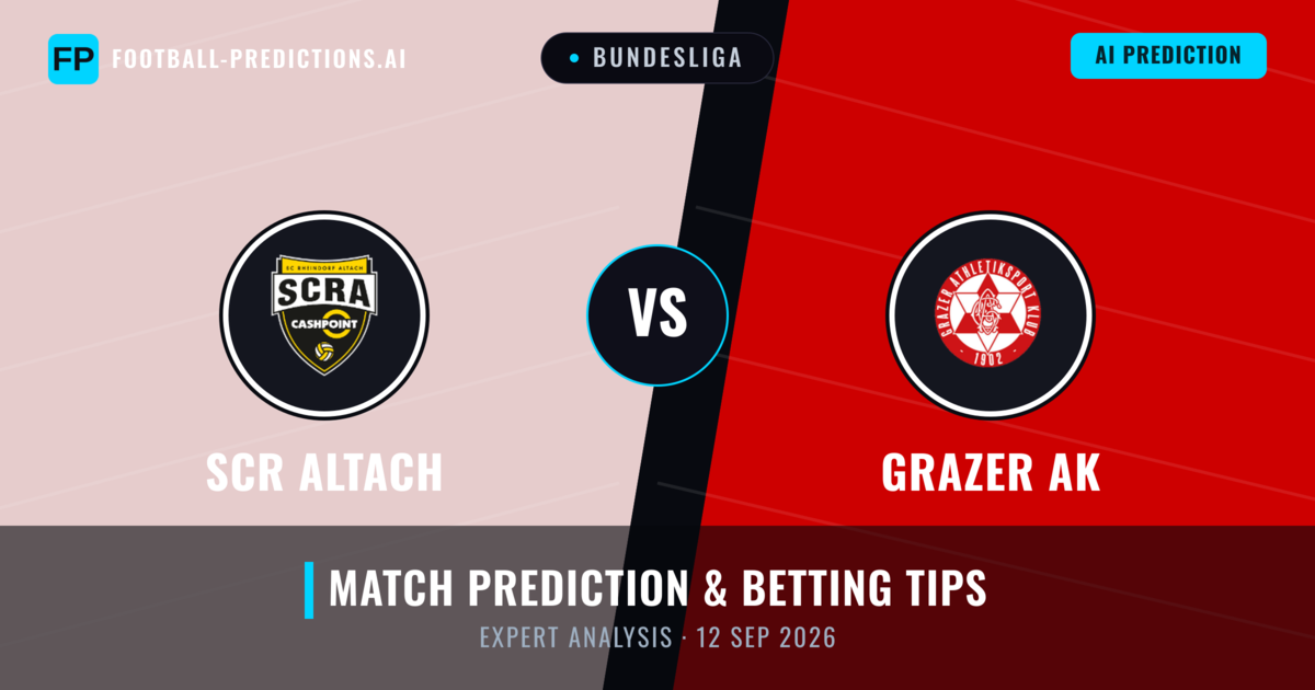 SCR Altach vs Grazer AK — match prediction & preview