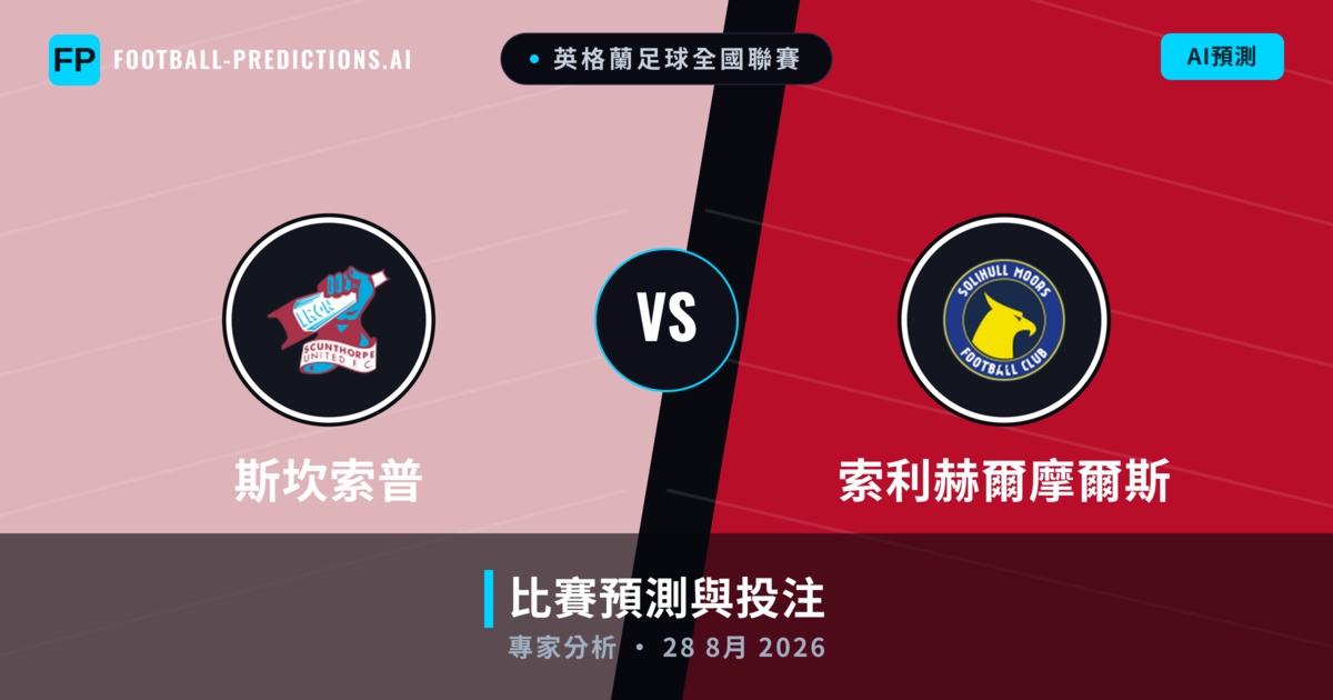 斯坎索普 vs 索利赫爾摩爾斯 — 比赛预测和前瞻