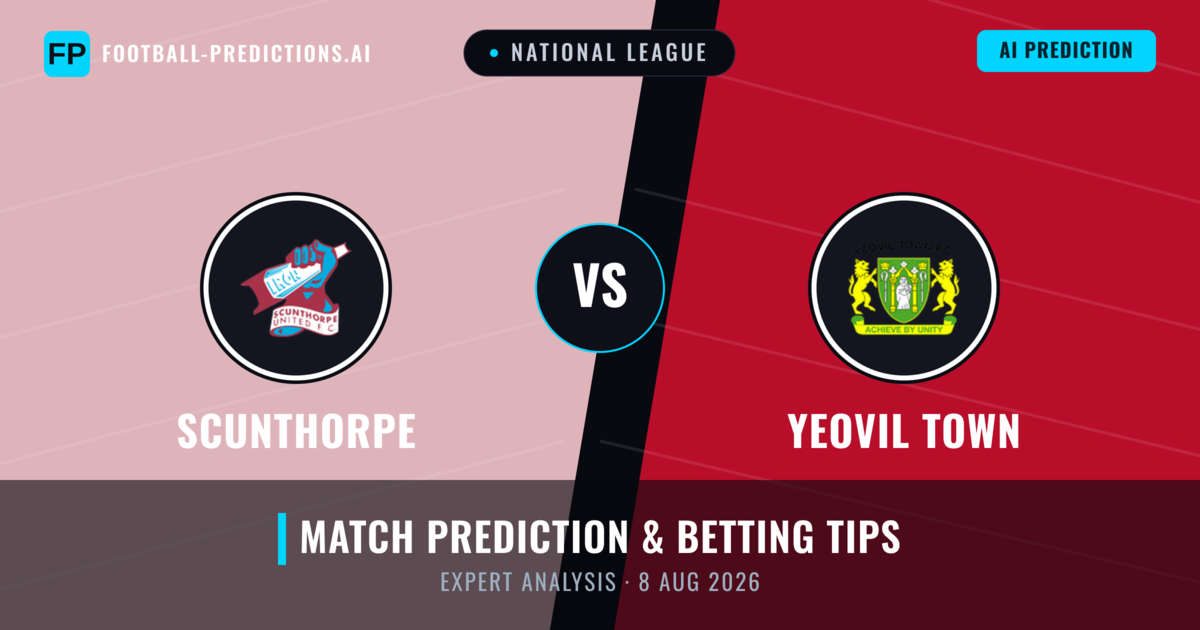 Scunthorpe vs Yeovil Town — match prediction & preview