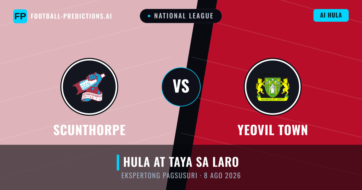 Scunthorpe vs Yeovil Town — hula at preview ng laban