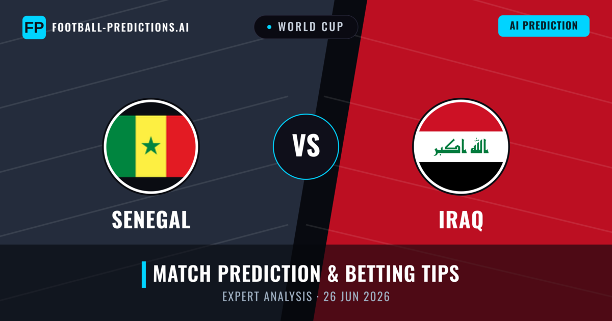 Senegal vs Iraq — match prediction & preview