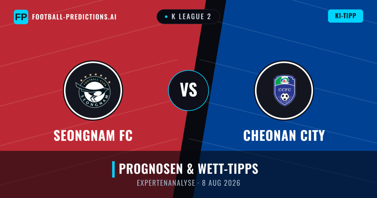 Seongnam FC vs Cheonan City — Prognose und Spielvorschau
