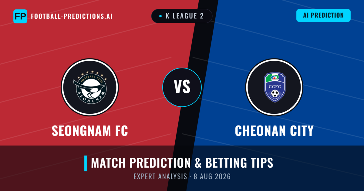 Seongnam FC vs Cheonan City — match prediction & preview