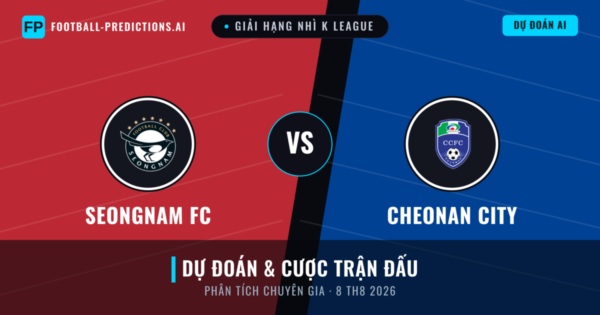 Seongnam FC vs Cheonan City — dự đoán và xem trước trận đấu