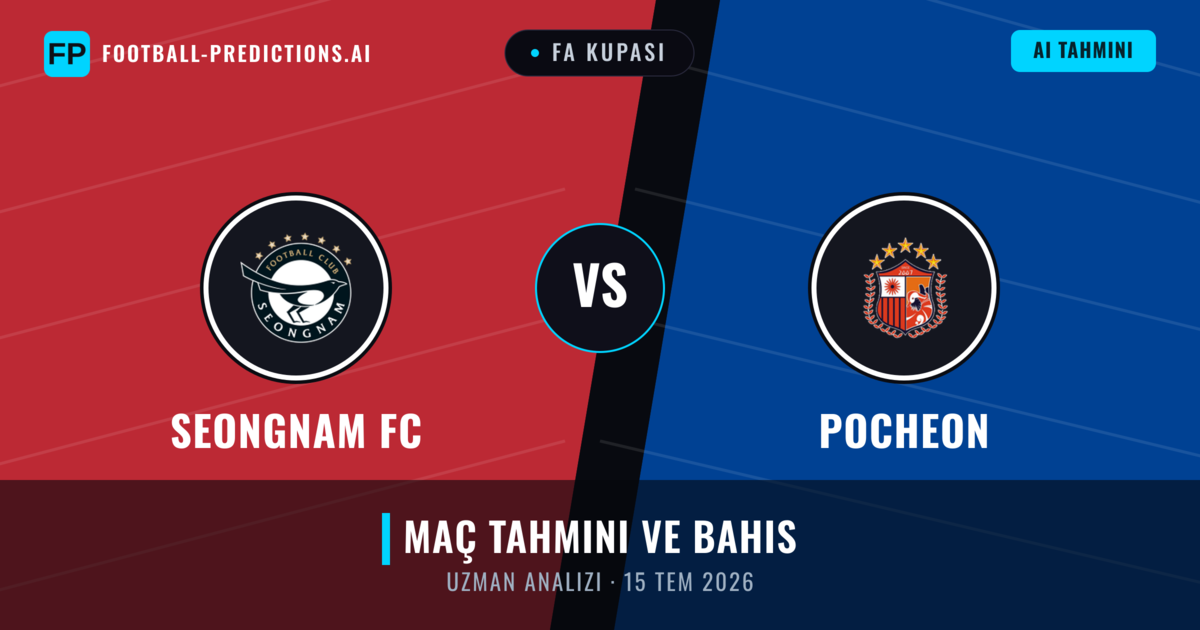 Seongnam FC - Pocheon — maç tahmini ve önizleme