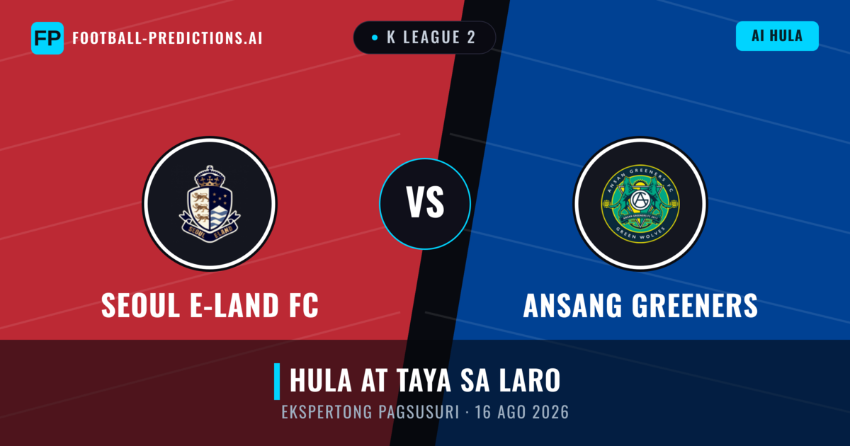 Seoul E-Land FC vs Ansang Greeners — hula at preview ng laban