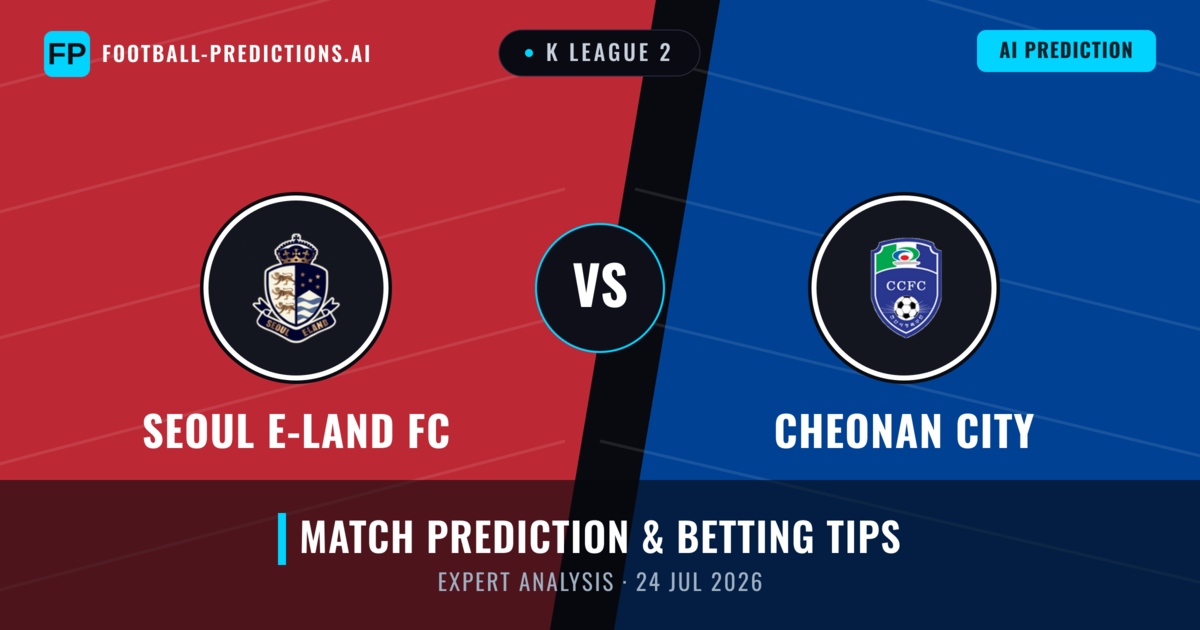Seoul E-Land FC vs Cheonan City — match prediction & preview