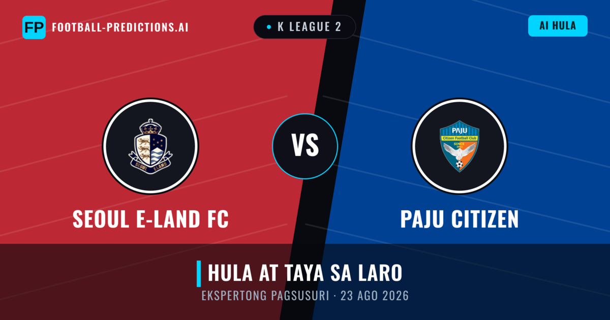 Seoul E-Land FC vs Paju Citizen — hula at preview ng laban