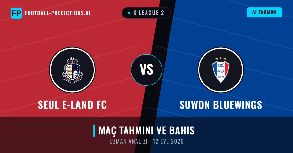 Seul E-Land FC - Suwon Bluewings — maç tahmini ve önizleme