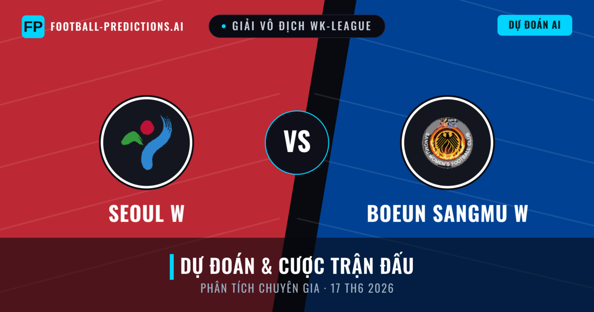 Seoul W vs Boeun Sangmu W — dự đoán và xem trước trận đấu
