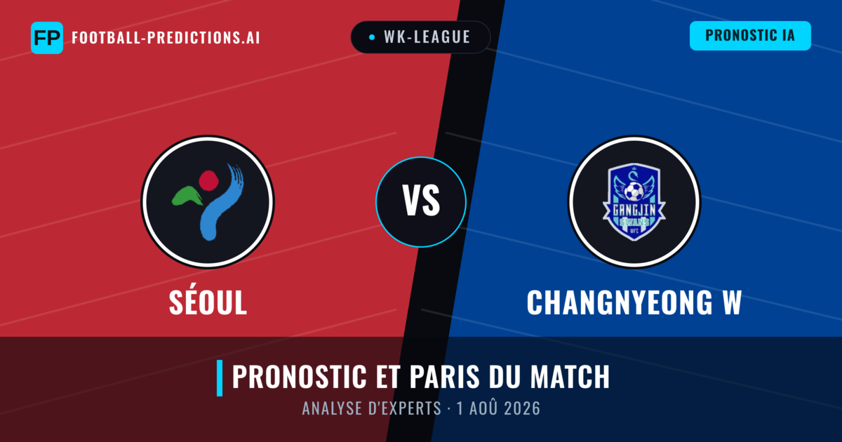 Séoul vs Changnyeong W — pronostic et avant-match