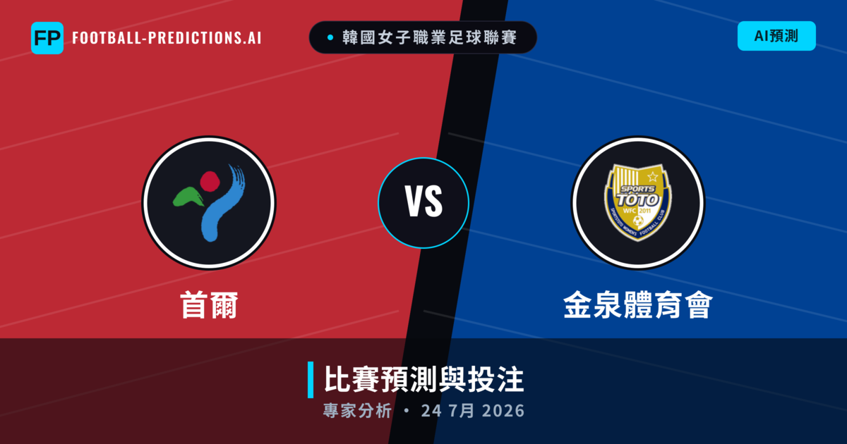 首爾 vs 金泉體育會 — 比赛预测和前瞻