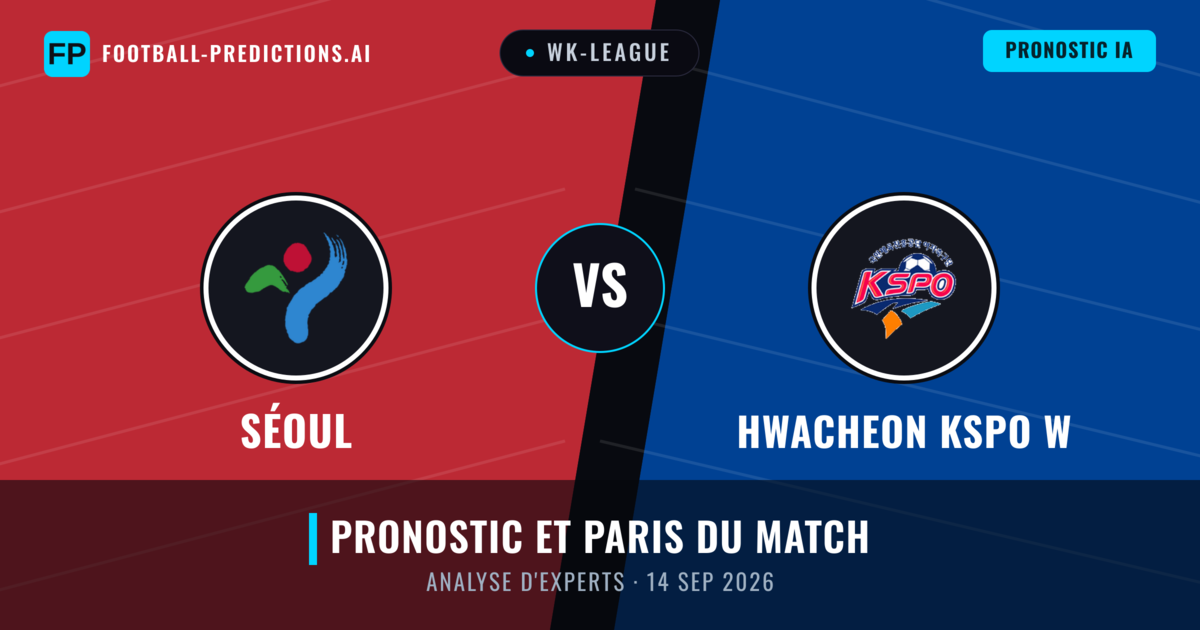 Séoul vs Hwacheon KSPO W — pronostic et avant-match