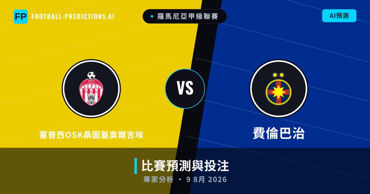 塞普西OSK桑圖蓋奧爾吉埃 vs 費倫巴治 — 比赛预测和前瞻