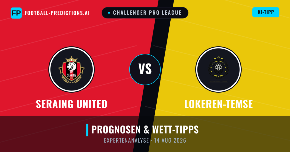 Seraing United vs Lokeren-Temse — Prognose und Spielvorschau