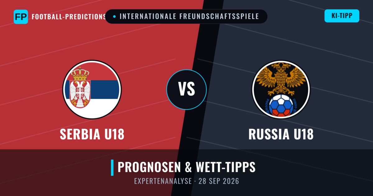 Serbia U18 vs Russia U18 — Prognose und Spielvorschau