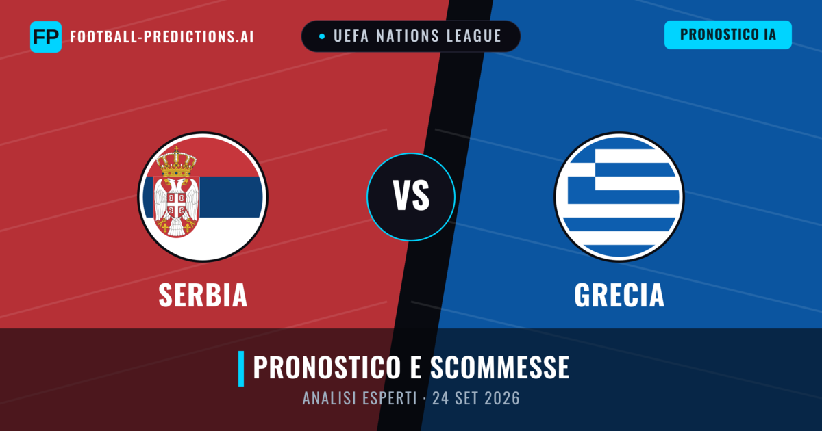 Serbia vs Grecia — pronostico e anteprima del match