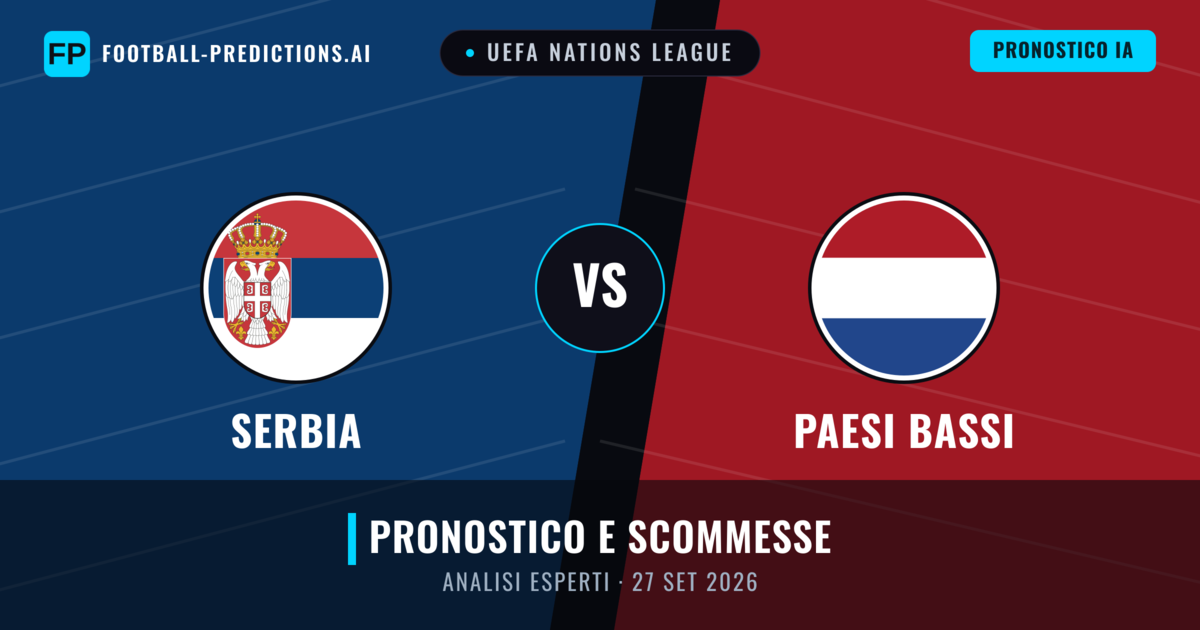 Serbia vs Paesi Bassi — pronostico e anteprima del match