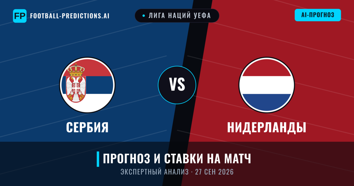 Сербия – Нидерланды — прогноз и превью матча
