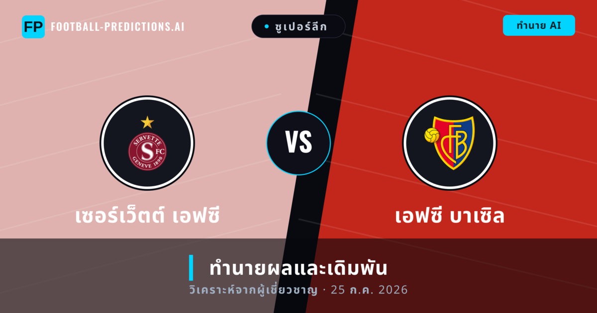 เซอร์เว็ตต์ เอฟซี พบ เอฟซี บาเซิล — ทำนายผลและพรีวิวการแข่งขัน