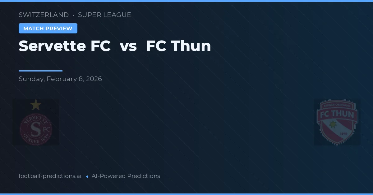 서르베트 FC 대 FC 튠 — 경기 예측 및 프리뷰