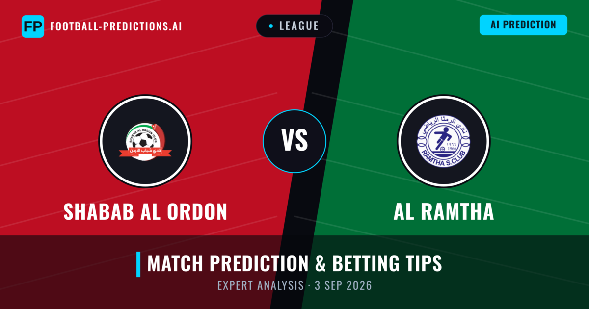 Shabab Al Ordon vs Al Ramtha — match prediction & preview