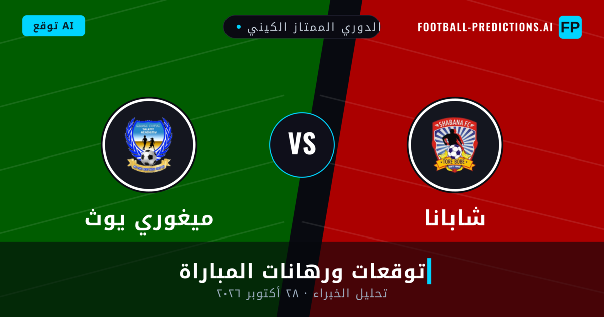 شابانا ضد ميغوري يوث — توقعات ومعاينة المباراة