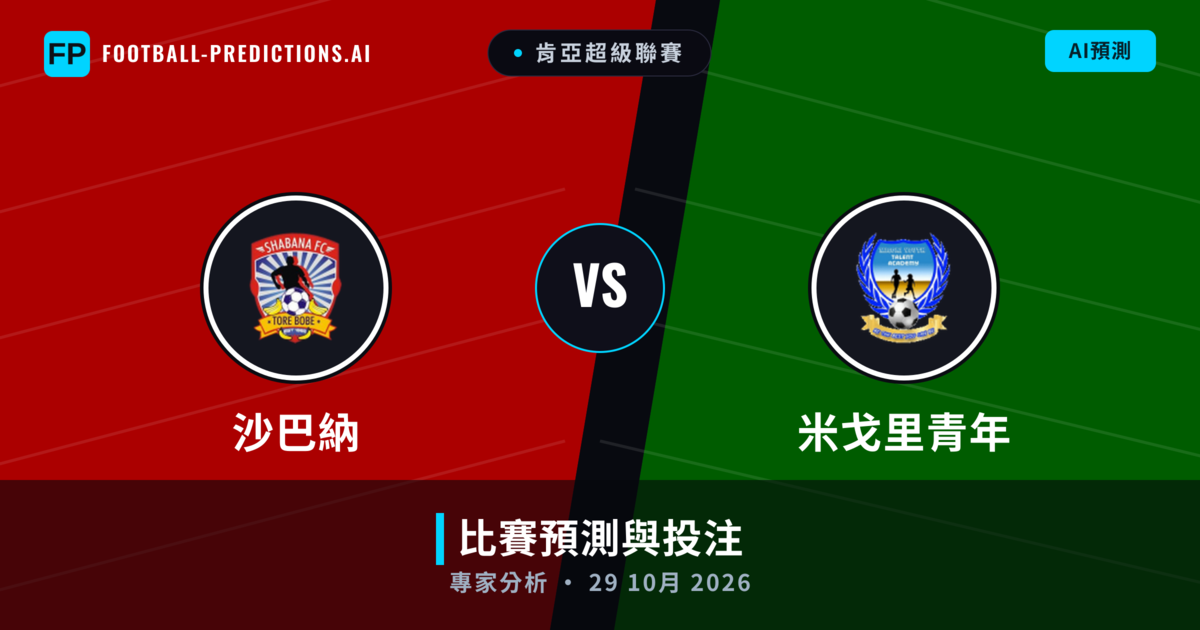 沙巴納 vs 米戈里青年 — 比赛预测和前瞻